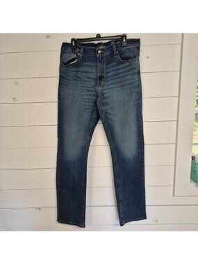 George Mens Athletic Fit Medium Wash Denim Jeans Size 36x34